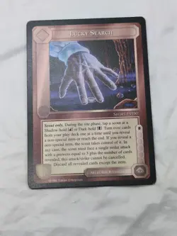 Middle Earth Lucky Search Edition Black Border Rare Card - Image 1