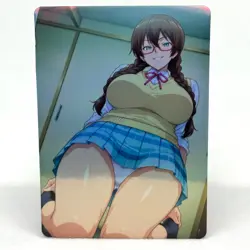 Kanojo wa Dare To Demo Suru Erika Sakurai Goddess Anime Waifu ACG Foil Card - Image 1