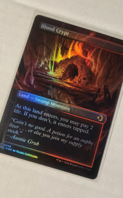 BLOOD CRYPT - Borderless, Foil - Lorwyn Eclipsed - MTG Rare #349 - Image 2