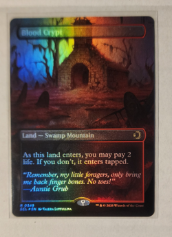 BLOOD CRYPT - Borderless, Foil - Lorwyn Eclipsed - MTG Rare #349 - Image 3