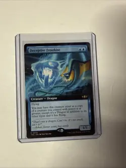 MTG Deceptive Frostkite (Extended Art) Commander: Tarkir: Dragonstorm Regular - Image 1