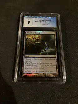 Temple of Deceit Foil MTG Graded CGC Mint 9 - Image 1