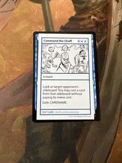 MTG - Command the Chaff (No PW Symbol) - Mystery Booster: Convention Ed. - Image 1