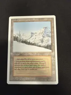 Taiga Revised Edition Dual Land Magic: The Gathering NM condition - Image 1