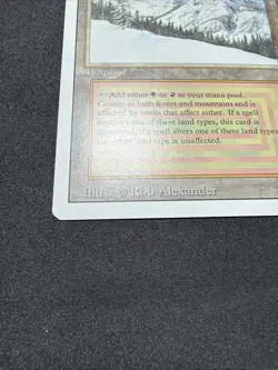 Taiga Revised Edition Dual Land Magic: The Gathering NM condition - Image 2