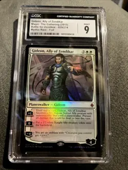 Gideon, Ally of Zendikar FOIL CGC 9 Mint Grade - Image 1