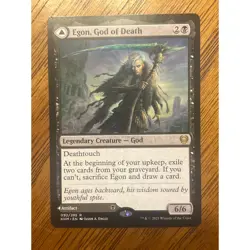 Egon, God of Death // Throne of Death [Kaldheim] Magic MTG x1 - Image 1