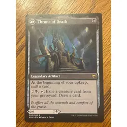 Egon, God of Death // Throne of Death [Kaldheim] Magic MTG x1 - Image 2