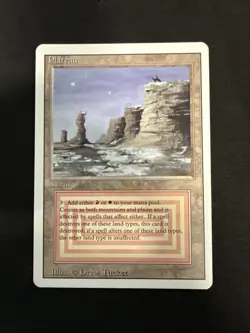 Plateau Revised Edition Dual Land Magic: The Gathering NM condition - Image 1