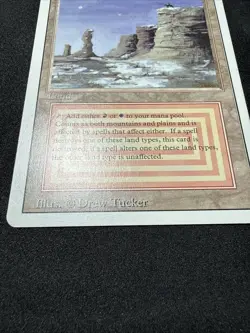 Plateau Revised Edition Dual Land Magic: The Gathering NM condition - Image 2