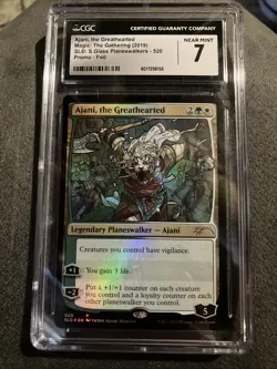 AJANI, THE GREATHEARTED Secret Lair Foil Stained Glass CGC Grade MTG - Image 1