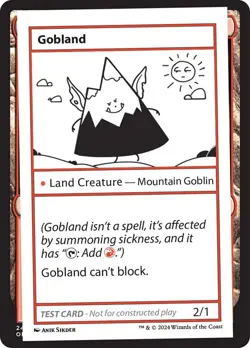 Gobland 1x MtG Mystery Booster 2 Playtest 2024 SP/NM - Image 1