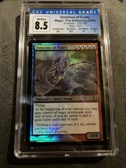 Dominus of Fealty Foil CGC MTG Mint Grade Slab - Image 1