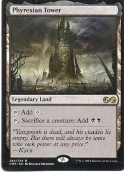 MTG: Ultimate Masters: Phyrexian Tower: Lightly Played Condition - Image 1