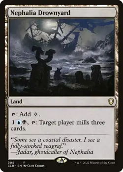 MTG Nephalia Drownyard (905/1080) Commander Legends Battle for Baldur's Gate LP - Image 1