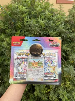 Scarlet & Violet Prismatic Evolutions 2 pack Blister Eevee Pokemon TCG (Sealed) - Image 1
