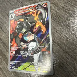 Team Rocket's Houndoom SV10: Destined Rivals 191/182 Illustration Rare Pokemon - Image 2