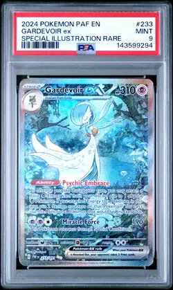 2024 Pokemon Paldean Fates #233 Gardevoir Ex Special Illustration Rare PSA 9 - Image 1
