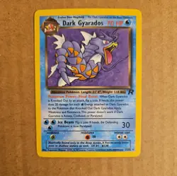 2000 Pokemon TCG Team Rocket Dark Gyarados 25/82 Non Holo Rare WOTC - NM-LP - Image 1