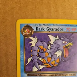 2000 Pokemon TCG Team Rocket Dark Gyarados 25/82 Non Holo Rare WOTC - NM-LP - Image 2