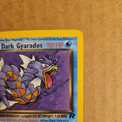 2000 Pokemon TCG Team Rocket Dark Gyarados 25/82 Non Holo Rare WOTC - NM-LP - Image 3