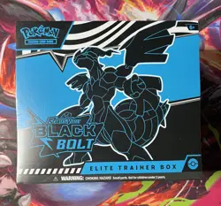 Pokemon Scarlet & Violet Black Bolt Elite Trainer Box ETB (Factory Sealed) - Image 1