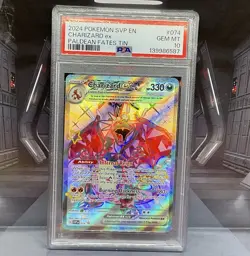 Charizard EX svp 074 black star promo Pokemon S&V: Paldean Fates PSA 10 Gem Mint - Image 2