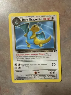 Dark Dragonite 22/82 - Team Rocket - NON-holo Rare Pokemon - Image 1