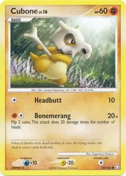 Cubone - 90/146 - Common English Pokemon Legends Awakened LP - Image 1