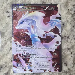 Pokemon Reshiram Full Art Holo Ultra Rare RC22/RC25 Legendary Treasures - Image 1