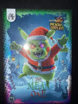 The Grinch Cosplay (Pikachu) #166- Holo - Pokemon - Electric - Image 1