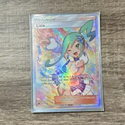 Pokemon Lisia Full Art Trainer Ultra Rare Holo 164/168 Celestial Storm - Image 1