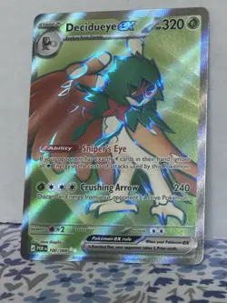 Decidueye Ex 100/088 - Ultra Rare FullArt - “POR”Perfect Order - Pokemon TCG NM - Image 1