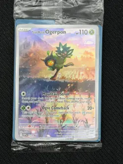 Pokemon TCG Scarlet & Violet Teal Mask Ogerpon 123 Promo Sealed - Image 1