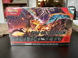 Pokemon Obsidian Flames Build and Battle Stadium Box Factory Sealed - Image 1