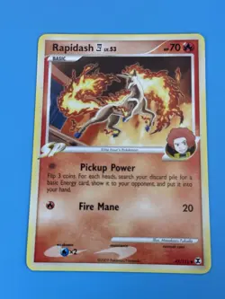 Rapidash E4 47/111 Rising Rivals NM Pokemon TCG - Image 2