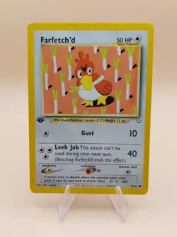 Farfetch'd - 1st Edition - 43/64 Neo Revelation - Pokemon TCG - 2001 - Image 1