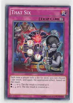 Duelist Alliance Common DUEA-EN080 That Six - Image 1