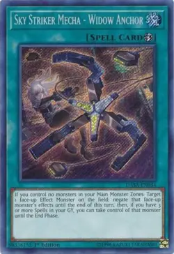 Lightly Played Sky Striker Mecha - Widow Anchor - DASA-EN034 - Secret Rare - 1st - Image 1
