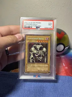 2002 YU-GI-OH! PROMO BPT-COLLECTOR'S TINS 002 SUMMONED SKULL PSA 9 - Image 1
