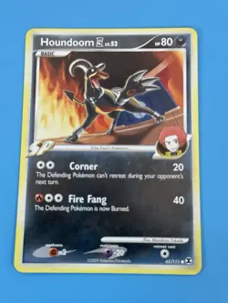Pokemon TCG Houndoom E4 65/111 Platinum Rising Rivals Common NM - Image 2