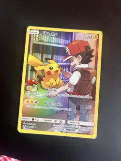 Pokemon Pikachu TCG Holo Card Cosmic Eclipse 241/236 Secret Rare - Image 3