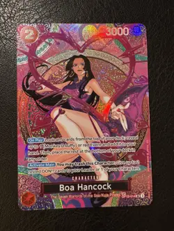 Bandai One Piece Boa Hancock OP12-014 Super Rare SP Full Art Holo English - Image 1