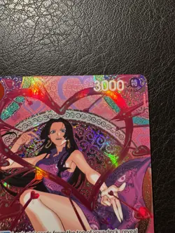 Bandai One Piece Boa Hancock OP12-014 Super Rare SP Full Art Holo English - Image 3