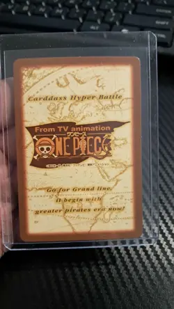 BANDAI One Piece Hyper Battle LUFFY PIRATES ZORO C401 HOLO FOIL SCARCE EARLY - Image 2