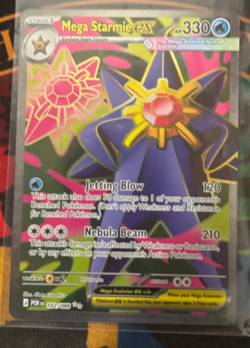 Mega Starmie ex 102/088 Perfect Order Hol Ultra Rare Pokemon NM, Unplayed - Image 1