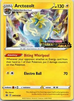 Arctozolt - (Prerelease) Promo SWSH: Sword & Shield Promo Cards SWSH036 NM - Image 1