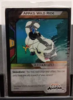 Avatar Last Airbender Appa's Wild Ride Promo Upper Deck QuickStrike Trading Card - Image 1