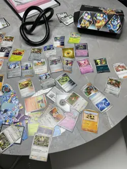 Pokemon Prismatic Evolutions Card Lot + Premium Collection Box Fresh Pulls NM - Image 1