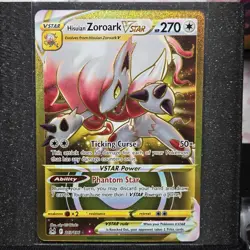 Hisuian Zoroark VSTAR 213/196 Lost Origin Secret Rare Pokemon Card - Image 1